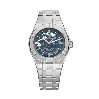 AIKON Automatic Skeleton bleue 39mm AI6007-SS002-031-1