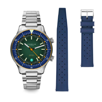 Montre MERION AUTOMATIQUE - Bleu/Vert S02-ME08-SET