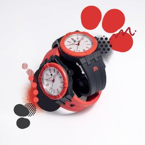 AIKON #Tide Black Red & White 40mm AI2008-04010-400-J