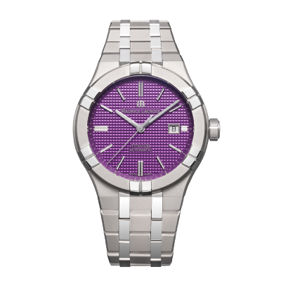 AIKON Automatic Date Titanium violet 42mm AI6008-TT032-430-1