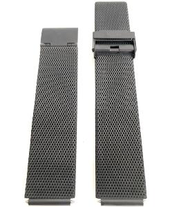 Bracelet milanais noir Braun 18mm pour modèle BN0032