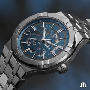 AIKON Automatic Skeleton bleue 42mm AI6008-SS002-031-1