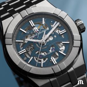 AIKON Automatic Skeleton bleue 39mm AI6007-SS002-031-1